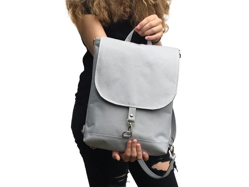 Minimalist Grey Crossbody