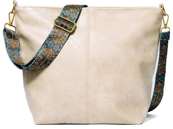 Textured Tan Travel Crossbody