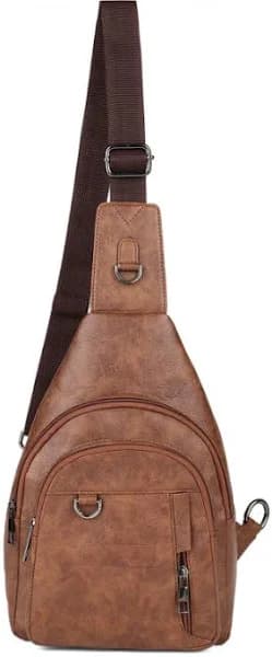 Suede Tan Sling for Daily Use