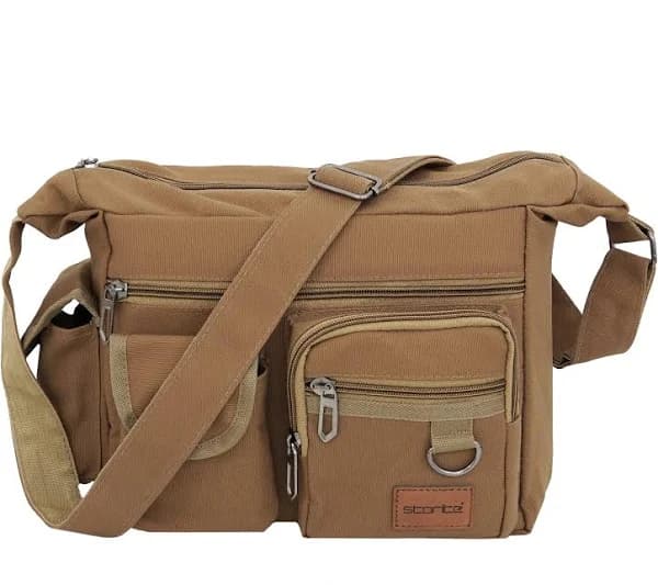 Woven Fabric Sling with Zip